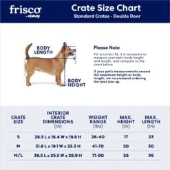 Frisco Double Door Wood & Metal Furniture Style Dog Crate -Pet Supplies Discount Store 787222 PT2. AC SS1800 V1683205532