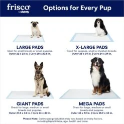 Frisco Mega Non-Skid Ultra Premium Dog Training & Potty Pads -Pet Supplies Discount Store 793822 PT3. AC SS1800 V1683033861