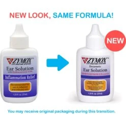 Zymox Ear Infection Solution With .5% Hydrocortisone For Dogs & Cats, 1.25-oz Bottle & Frisco Ear Wipes For Dogs, 100 Count -Pet Supplies Discount Store 808334 PT4. AC SS1800 V1679065304