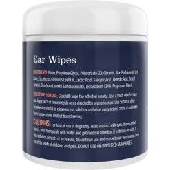 Zymox Ear Infection Solution With .5% Hydrocortisone For Dogs & Cats, 1.25-oz Bottle & Frisco Ear Wipes For Dogs, 100 Count -Pet Supplies Discount Store 808334 PT6. AC SS1800 V1679065301