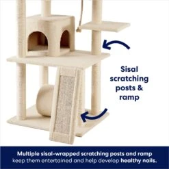 Frisco 62-in Faux Fur Cat Tree & Condo 11 Frisco 62-in Faux Fur Cat Tree & Condo -Pet Supplies Discount Store 92259 PT3. AC SS1800 V1667228394