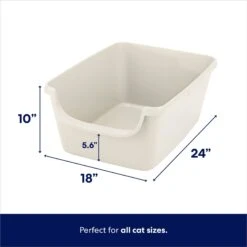 Frisco High Sided Cat Litter Box, Extra Large & Frisco Rectangular Cat Litter Mat -Pet Supplies Discount Store 933398 PT2. AC SS1800 V1692305262