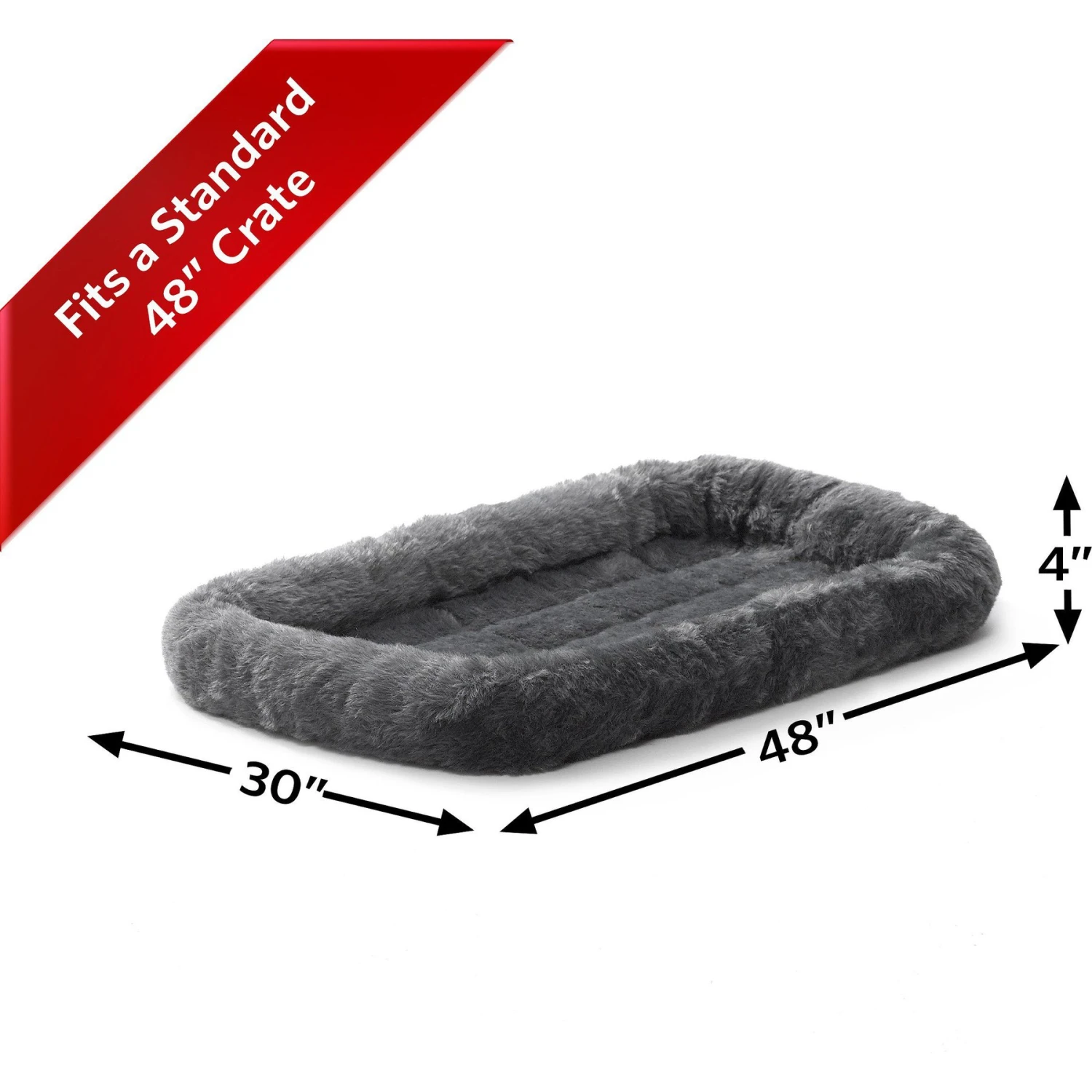 Frisco Heavy Duty Enhanced Lock Double Door Fold & Carry Wire Dog Crate & Mat Kit & MidWest Quiet Time Fleece Dog Crate Mat 9 Frisco Heavy Duty Enhanced Lock Double Door Fold & Carry Wire Dog Crate & Mat Kit & MidWest Quiet Time Fleece Dog Crate Mat - Image 7