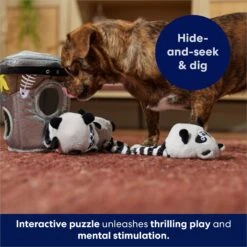Frisco Trash Can & Raccoons Hide & Seek Puzzle Plush Squeaky Dog Toy & ZippyPaws Burrow Squeaky Hide & Seek Plush Dog Toy, Hedgehog Den -Pet Supplies Discount Store 947446 PT4. AC SS1800 V1693601987