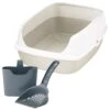 Frisco Open Top Cat Litter Box With Rim, Large & Frisco Plastic Litter Scooper With Caddy -Pet Supplies Discount Store 947526 MAIN. AC SS1800 V1693602686