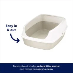 Frisco Open Top Cat Litter Box With Rim, Large & Frisco Plastic Litter Scooper With Caddy -Pet Supplies Discount Store 947526 PT3. AC SS1800 V1693600753
