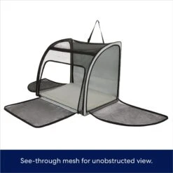 Frisco Travel Safety Dog & Cat Carrier & Pet Fit For Life Collapsible Portable Litter Box With Collapsible Bowl -Pet Supplies Discount Store 947670 PT2. AC SS1800 V1693925085