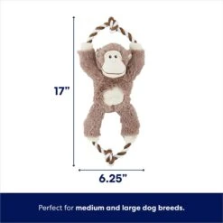 Frisco Fetch Colorful Ball Knot Rope Dog Toy & Frisco Monkey Plush With Rope Squeaky Dog Toy -Pet Supplies Discount Store 962014 PT5. AC SS1800 V1694784007