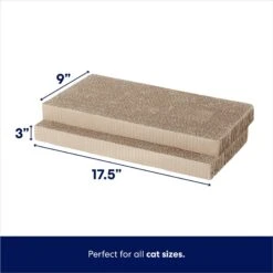 Frisco Double-Wide Cat Scratcher Toy With Catnip & Frisco Double-Wide Cat Scratcher Toy Refill With Catnip, 2 Count -Pet Supplies Discount Store 962110 PT6. AC SS1800 V1694782923