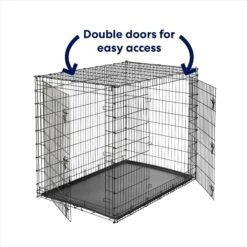 Frisco XX-Large Heavy Duty Double Door Wire Dog Crate, 54 Inch -Pet Supplies Discount Store 97489 PT3. AC SS1800 V1667228484