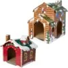 Frisco Holiday Log Cabin Cardboard Cat House & Frisco Holiday Santa's Workshop Cardboard Cat House -Pet Supplies Discount Store 986198 MAIN. AC SS1800 V1698257848