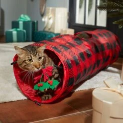 Frisco Holiday Buffalo Plaid Foldable Play Tunnel Cat Toy With Catnip & Frisco Holiday Festive Red Variety Pack Gift Box Cat Toy With Catnip, 14 Count 12 Frisco Holiday Buffalo Plaid Foldable Play Tunnel Cat Toy With Catnip & Frisco Holiday Festive Red Variety Pack Gift Box Cat Toy With Catnip, 14 Count -Pet Supplies Discount Store 986262 PT4. AC SS1800 V1698258115