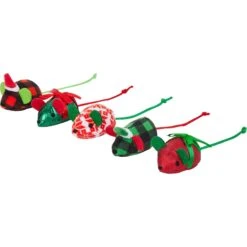 Frisco Holiday Festive Red Variety Pack Gift Box Cat Toy With Catnip, 14 Count & Frisco Holiday Mice Cat Toy With Catnip, 5 Count -Pet Supplies Discount Store 986270 PT5. AC SS1800 V1698258403